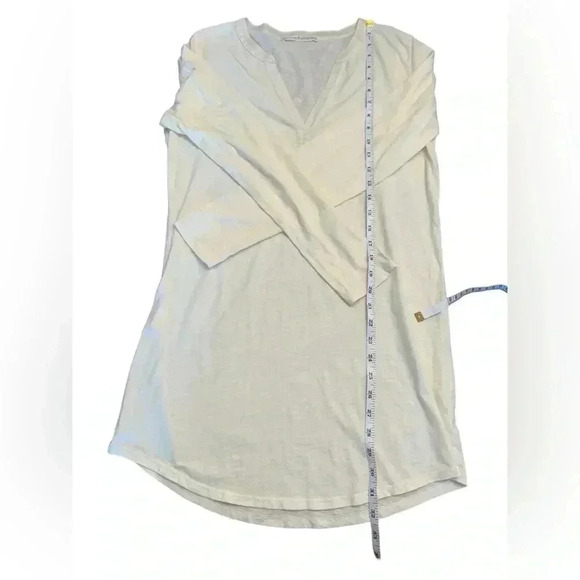 Peruvian Connection Cream Long Sleeve Tunic Top - Picture 10 of 10